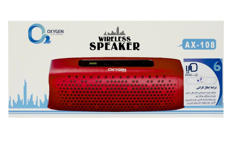 اسپیکر قابل حمل اکسیژن مدل AX-108